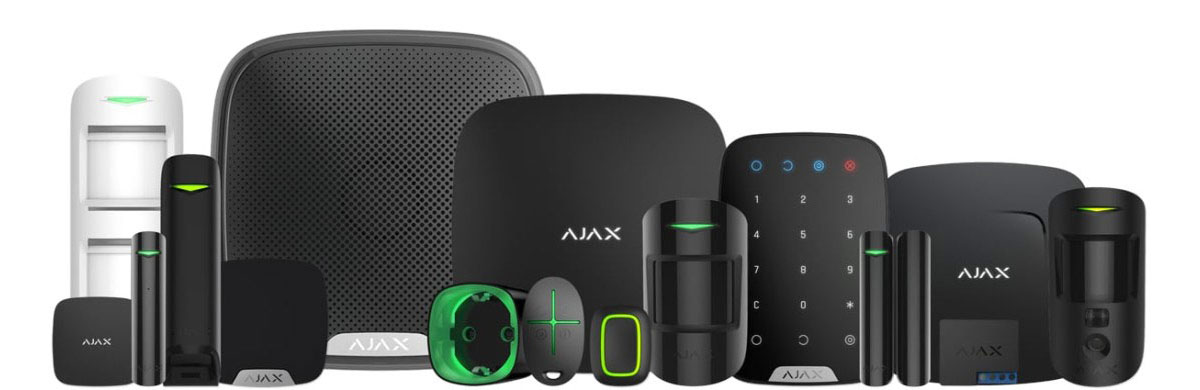Ajax smart home security devices